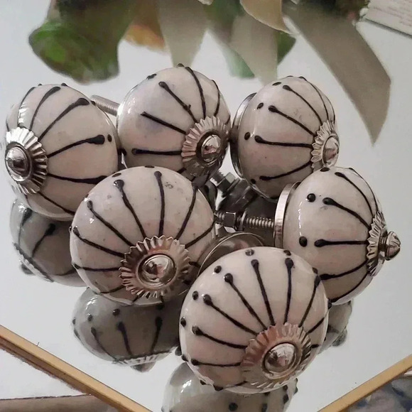 P2Ceramic knobs set of 12 Sparkle- - Picture 1 of 3